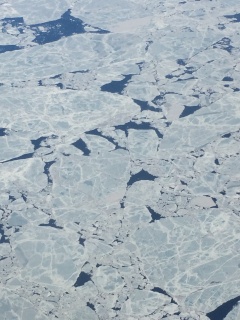 Ice flow patterns